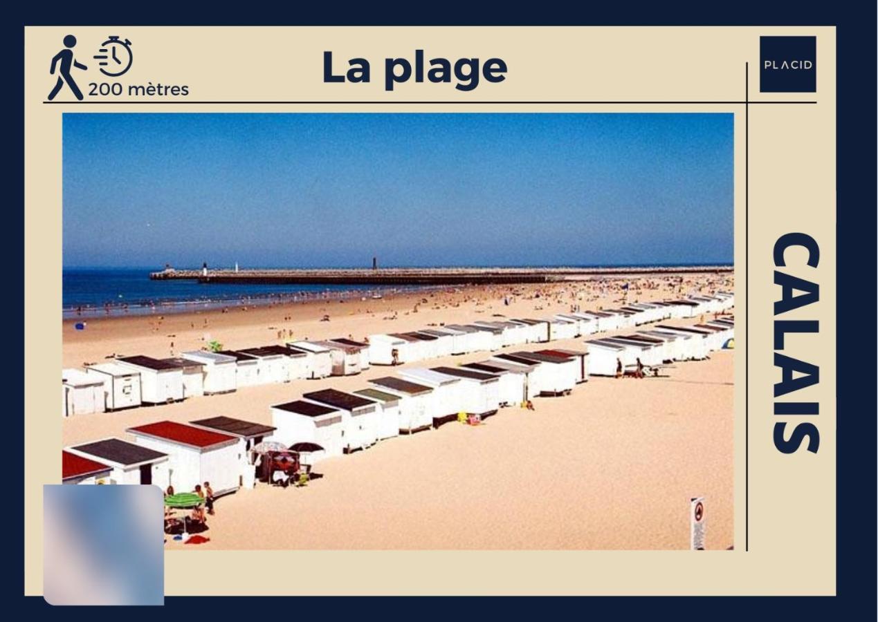 L Evasion - Appartement Plage - Tv Hd - Wifi Fibre 加来 外观 照片