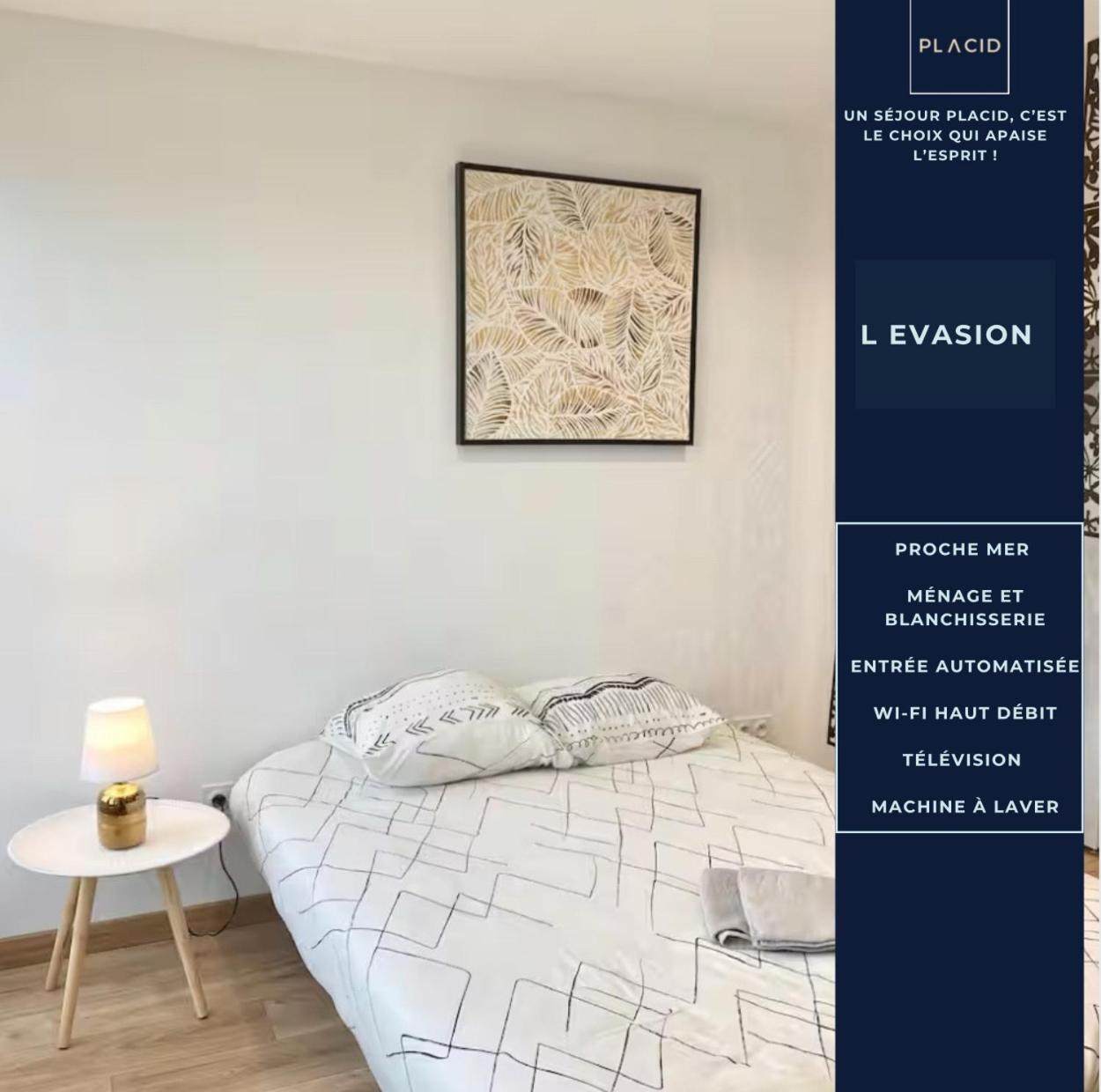 L Evasion - Appartement Plage - Tv Hd - Wifi Fibre 加来 外观 照片